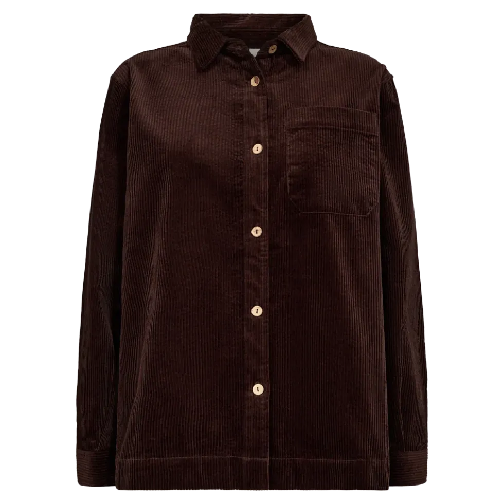 Corduroy Shirt Jacket 26, W. - Dame Fløjlsskjorte