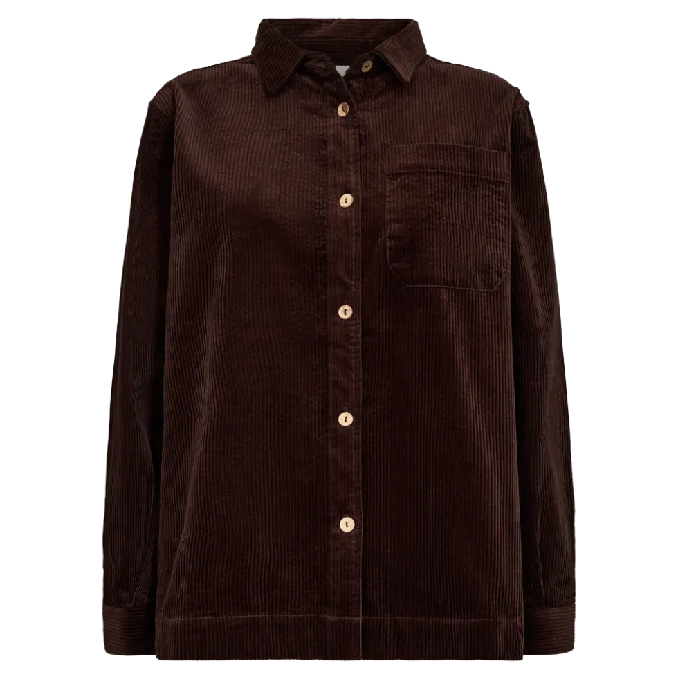 Corduroy Shirt Jacket 26, W. - Dame Fløjlsskjorte