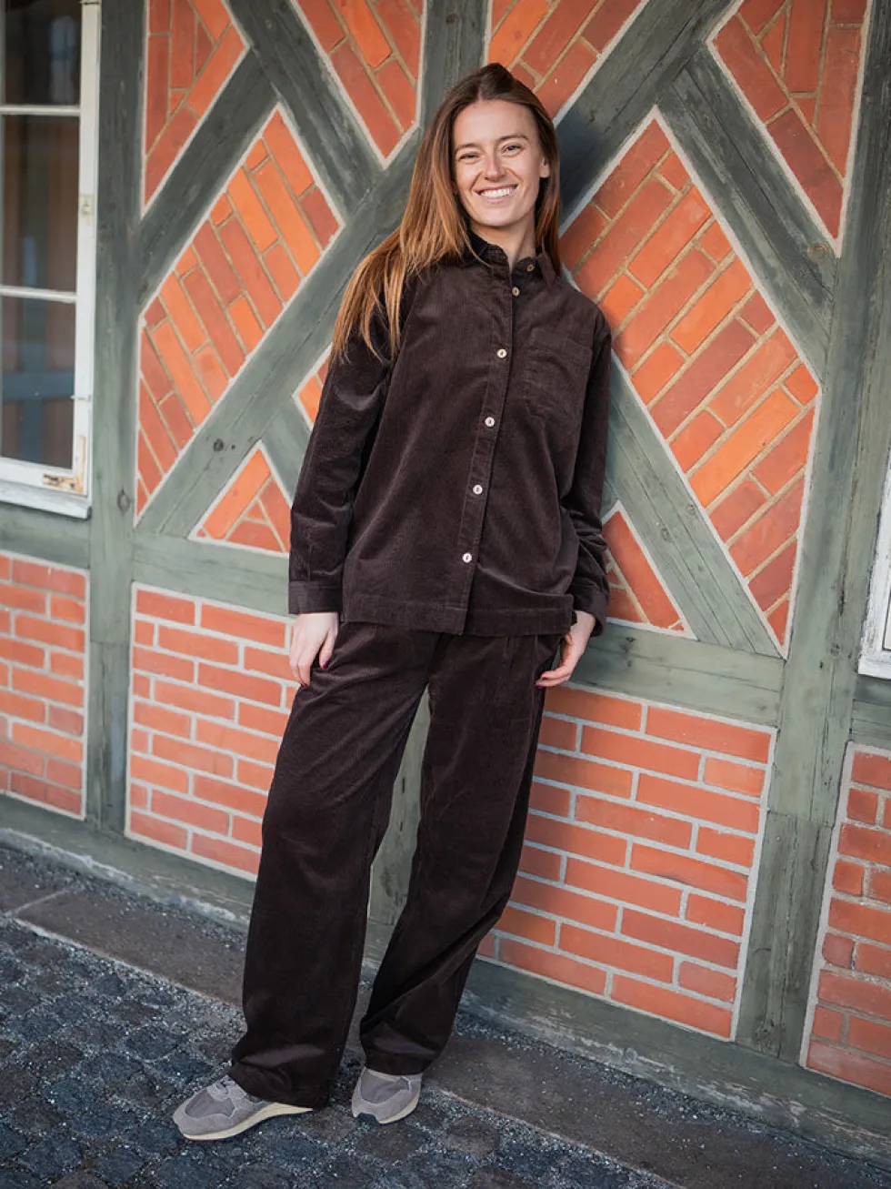 Corduroy Shirt Jacket 26, W. - Dame Fløjlsskjorte