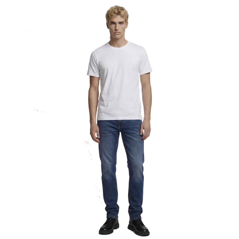 JREBAdam JJCraft Jeans BLUE - Herre Bukser