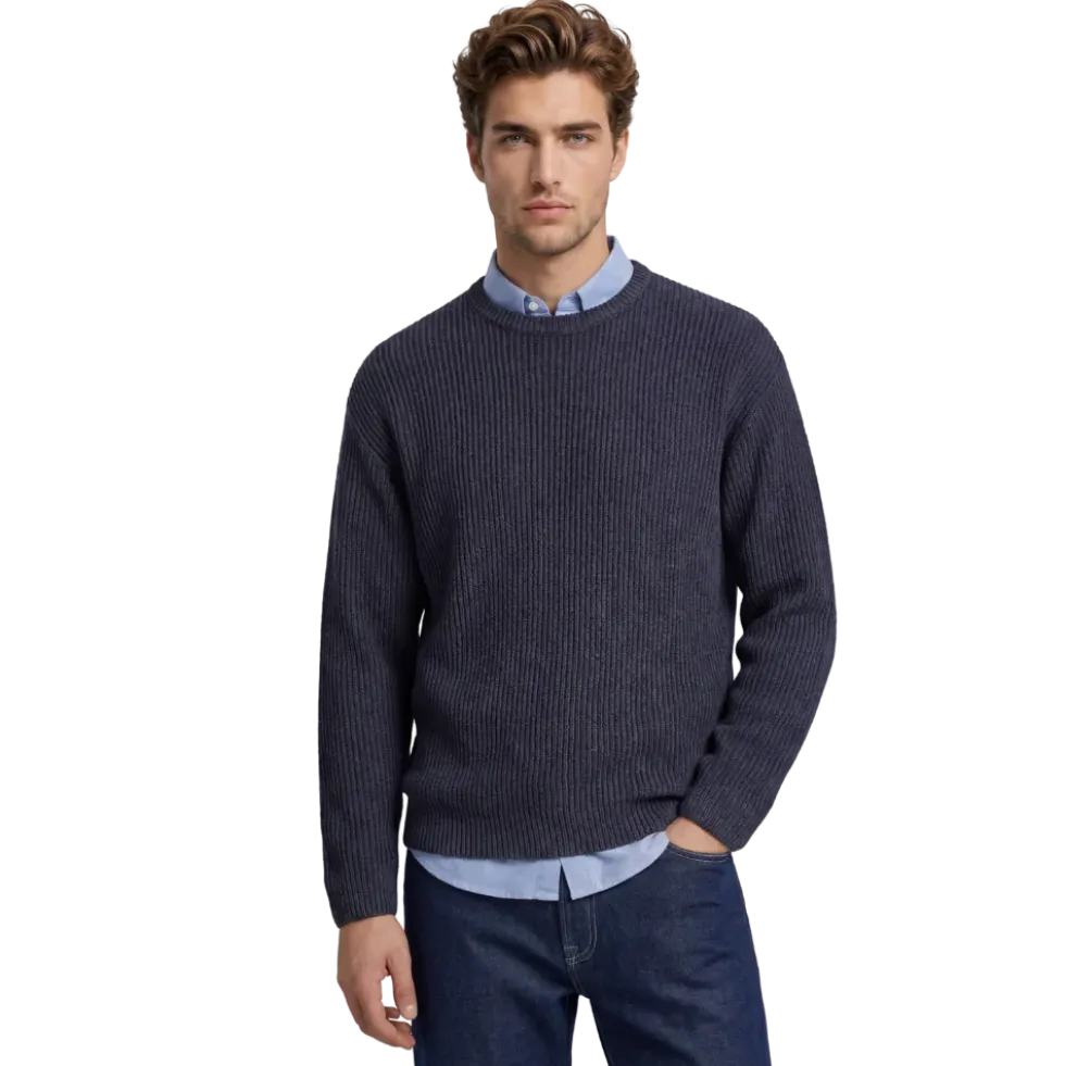 JREBLogan Knit Crew Neck - Herre Striktrøje