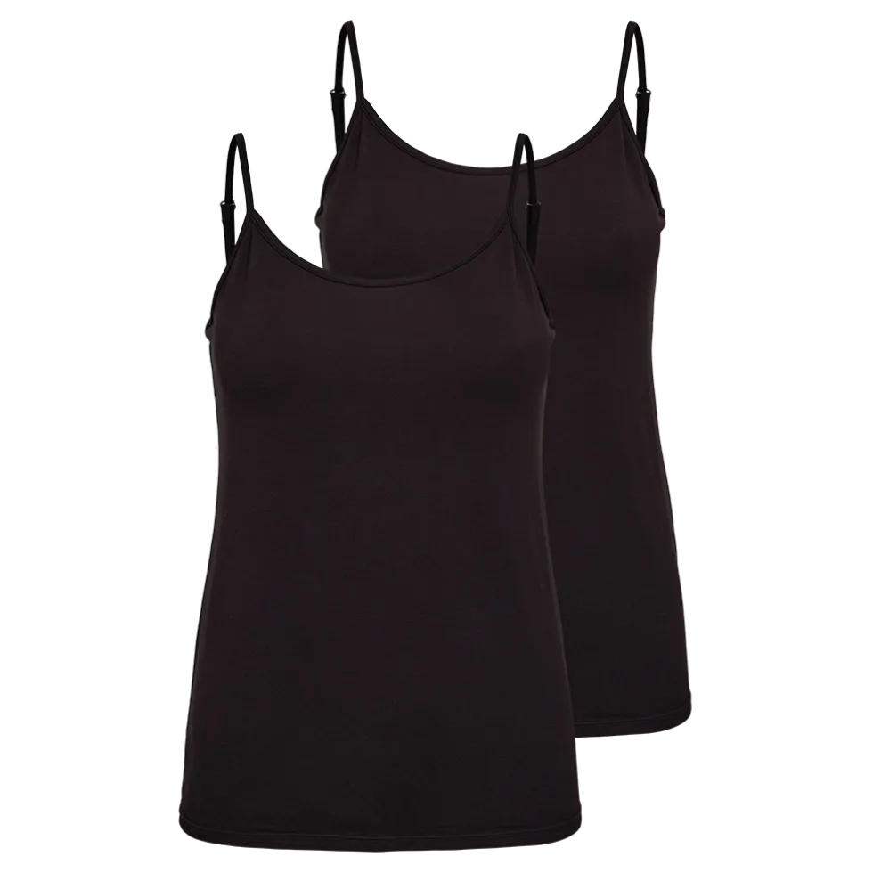 Ladies Bamboo Singlet 2 Pack - Dame Top