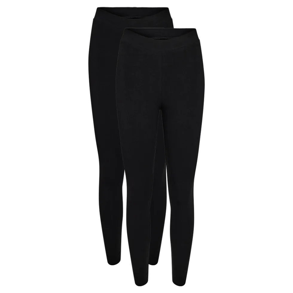 Ladies Leggings 2 Pack, W - Dame Leggings