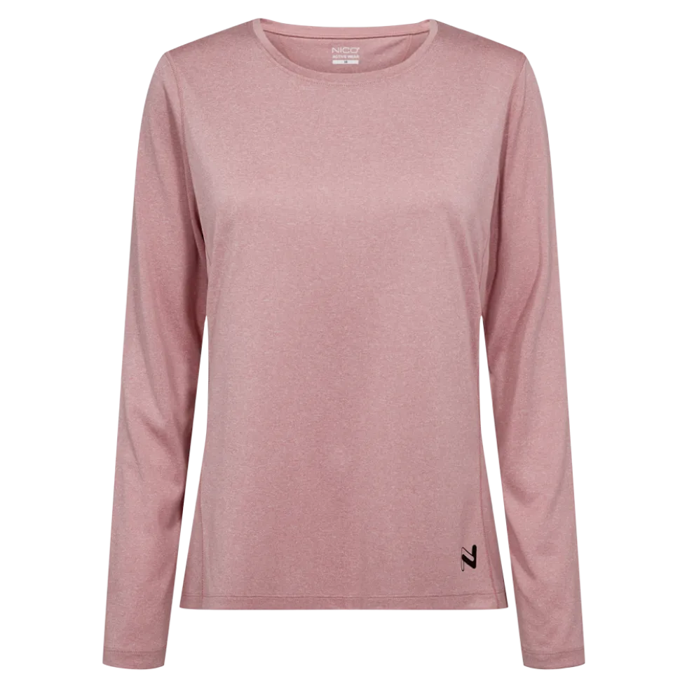 NIfemke L/S 26, W - Dame Fitness Bluse