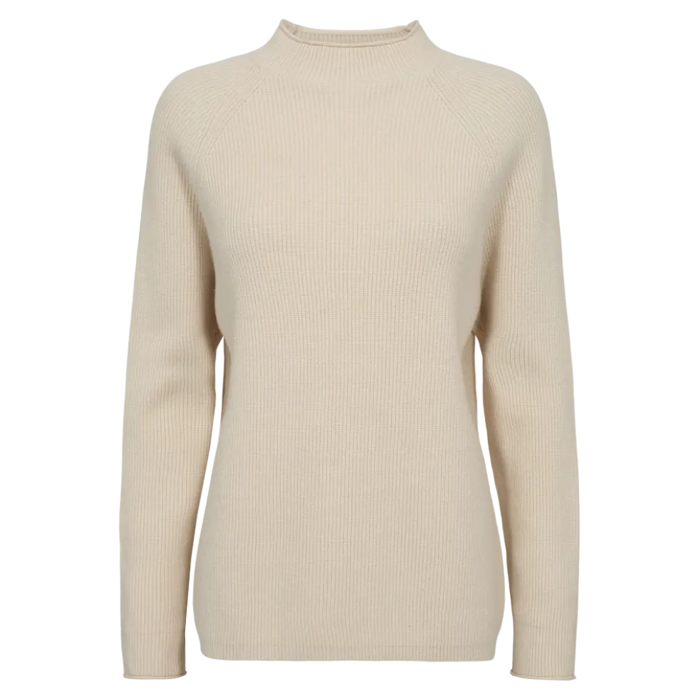 Pullover Highneck 26, W. - Dame Striktrøje