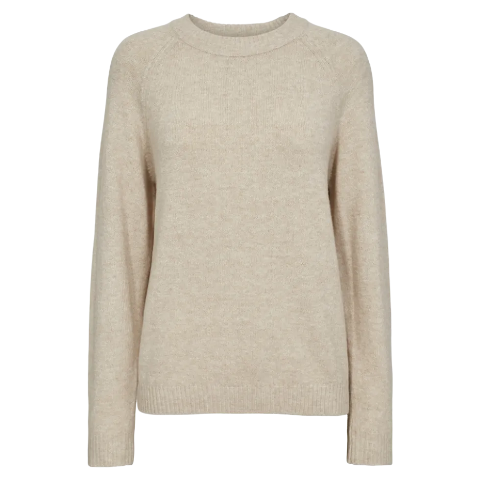 Pullover Rib Neck 26, W. - Dame Striktrøje