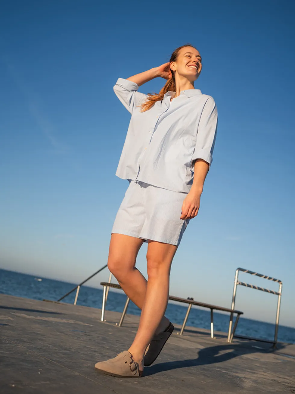 Stripe Shorts 26, W. - Dame Shorts