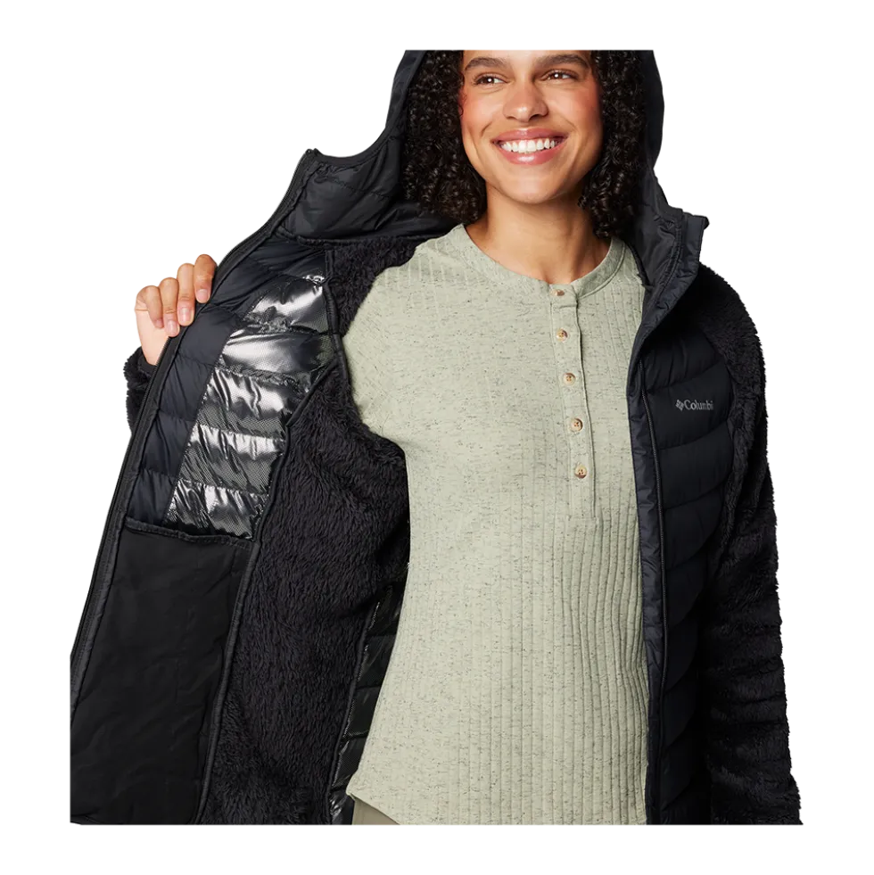 W Powder Lite Hybrid Sherpa - Dame Fleecetrøje
