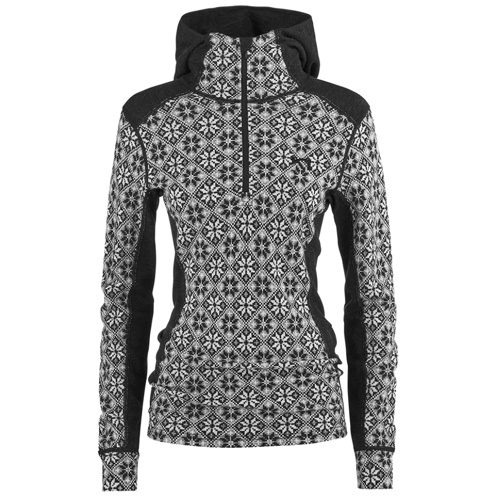 W Rose Hood 100% Wool - Dame Skiundertøj