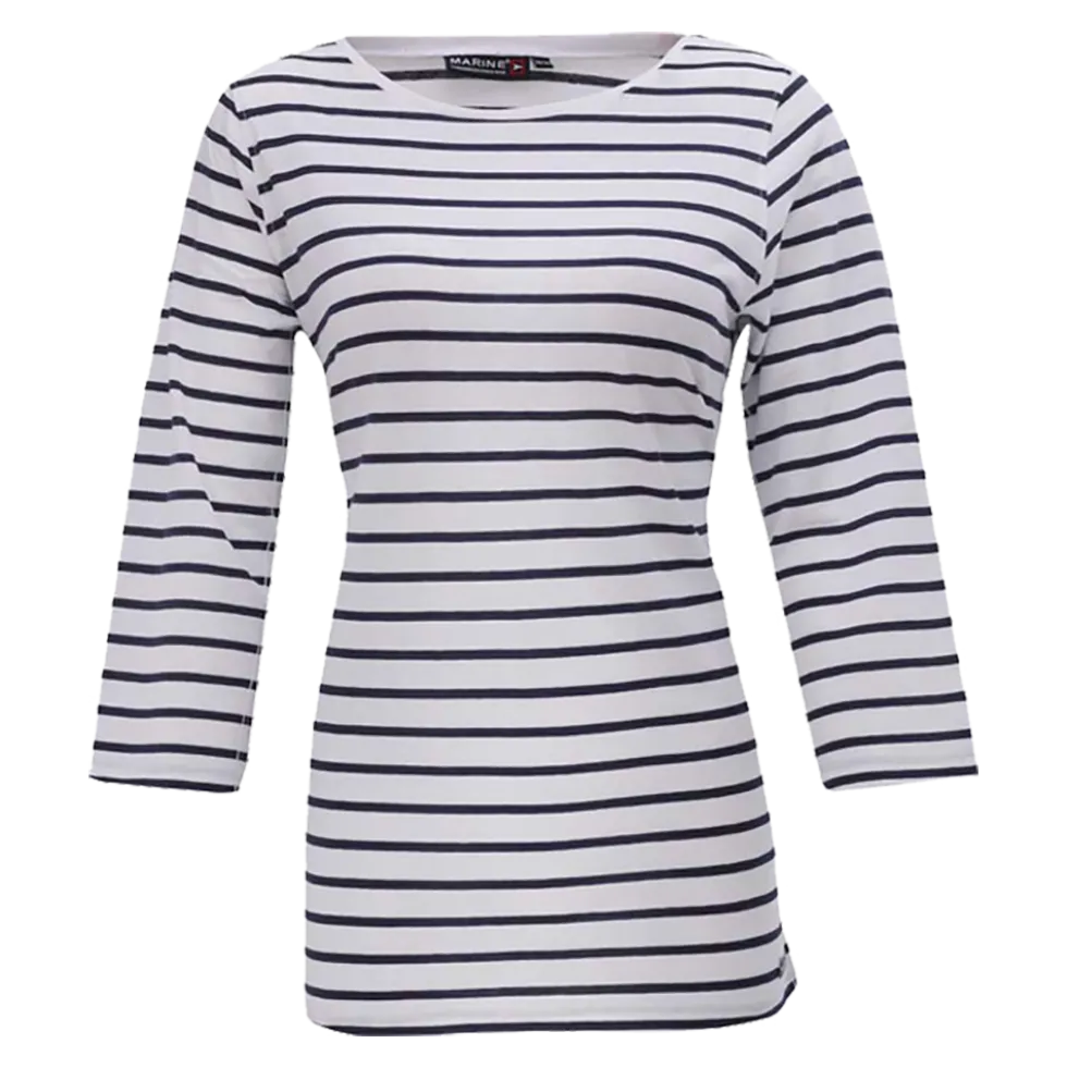 W 3/4 Tee Striped - Dame T-shirt
